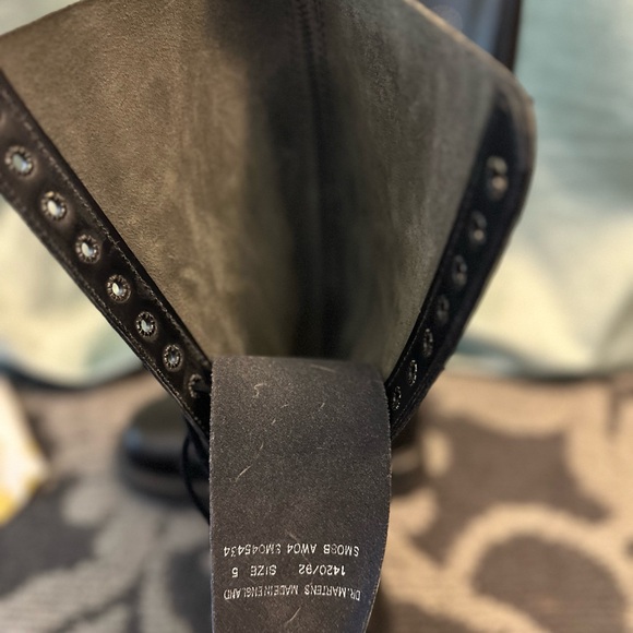 Dr. Martens Leather Combat Boots - Picture 4 of 7